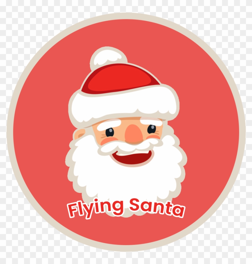 Flying Santa Flying Santa Flies All Your Favorite Christmas - Santa Claus Clipart