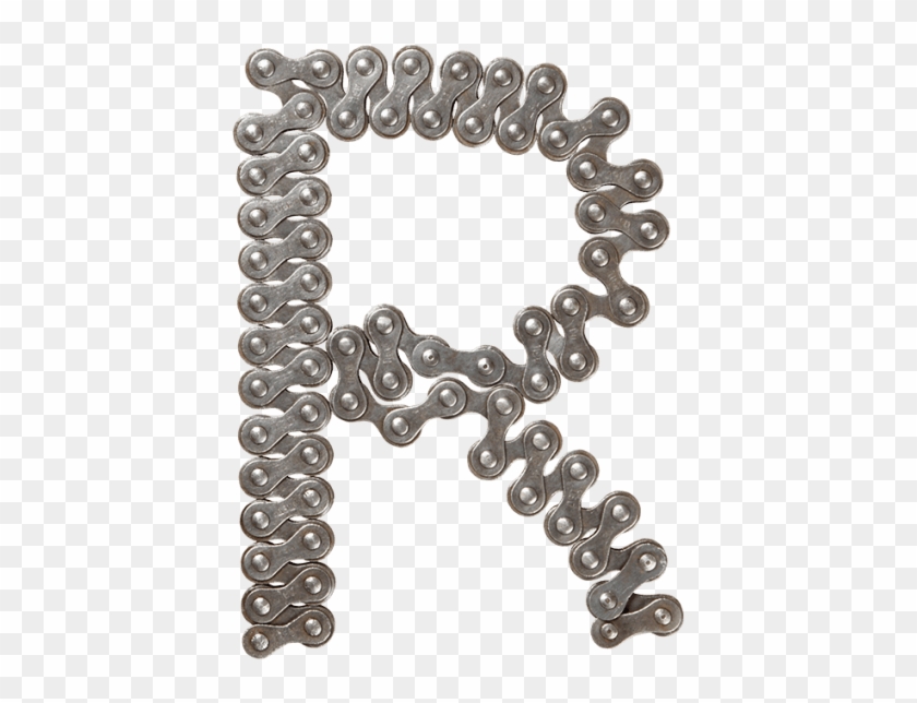 Chain Zigzag Font - Chain Clipart #2103249