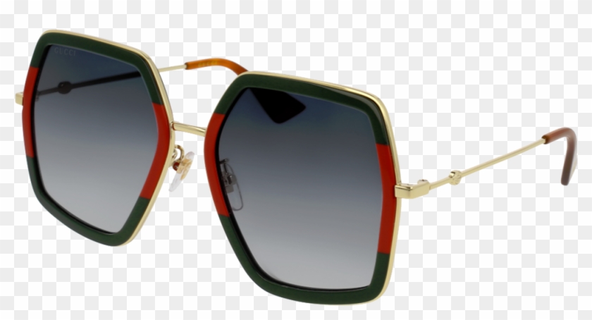 gucci sunglasses green red