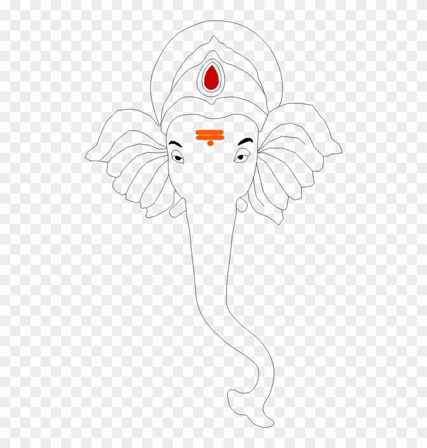 Clipart - Ganesh - Cartoon - Png Download