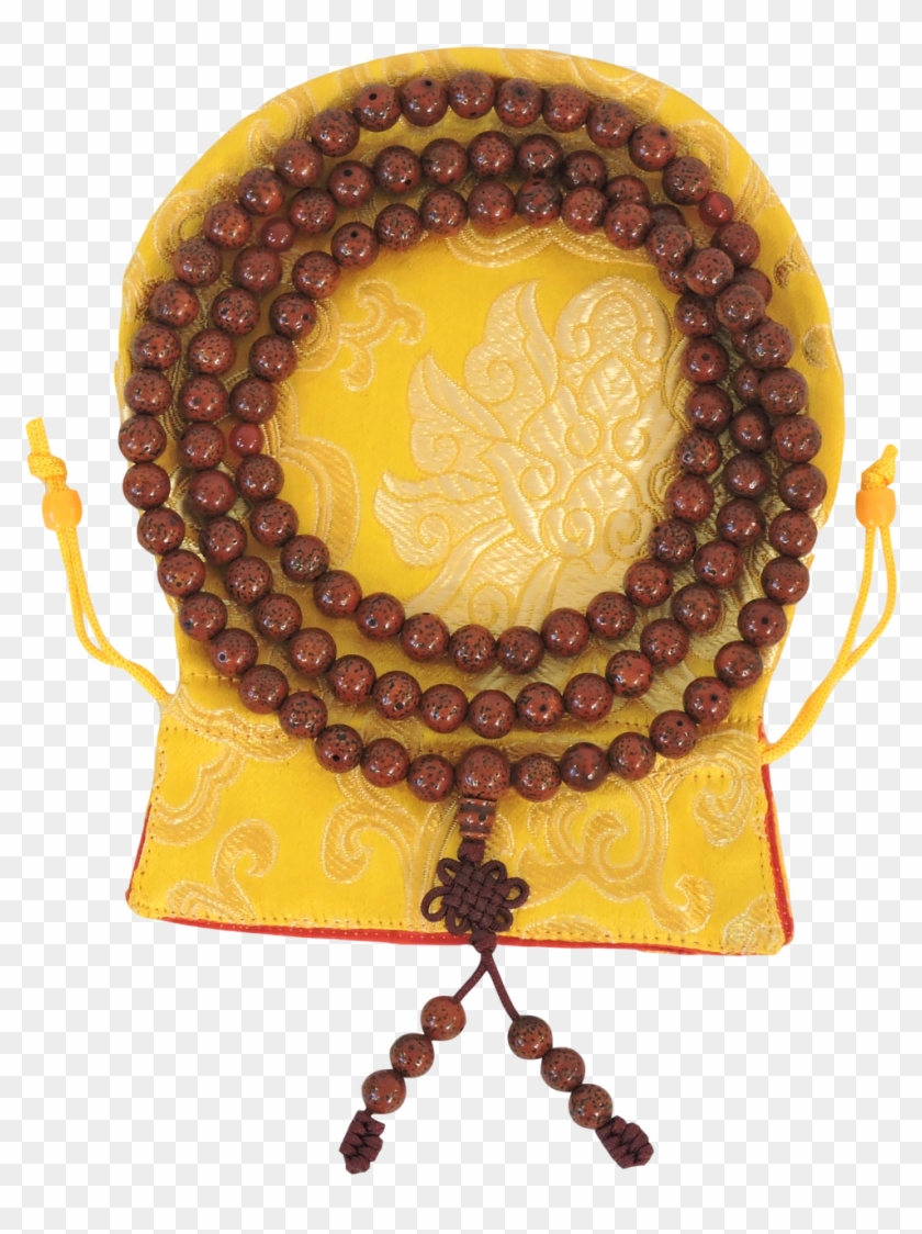 Dark Lotus Seed 108 Bead Mala - Bead Clipart