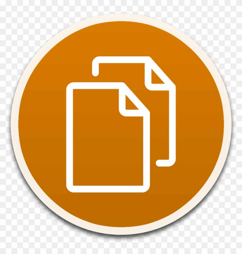 Logo - Document Icon Png Circle Black Clipart
