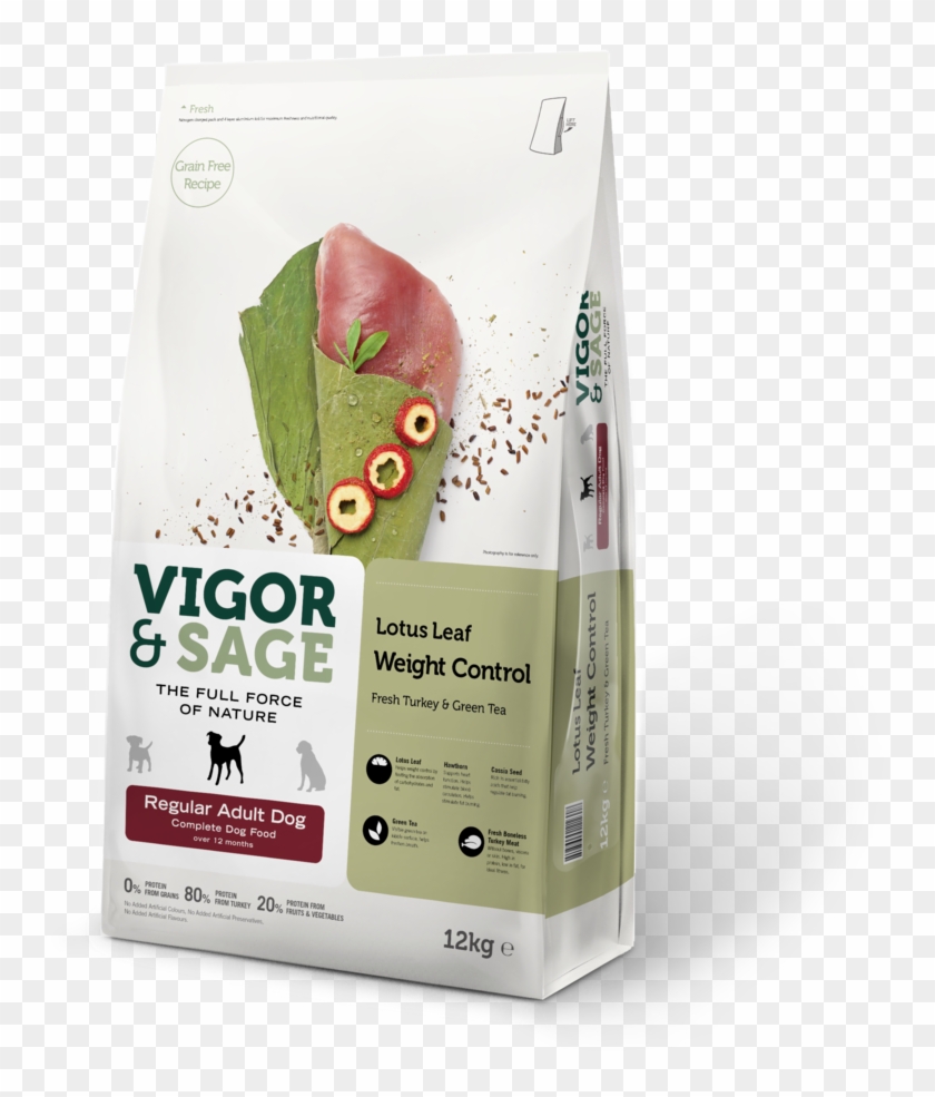 Lotus Leaf Weight Control Regular Adult Dog 12kg Clipart