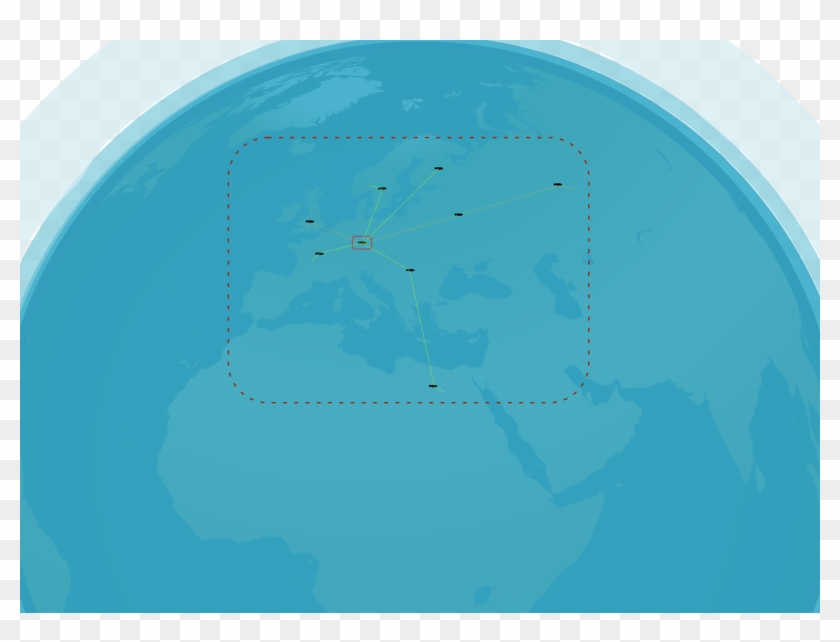 Light As Air Towards An Airborne, Speed Of Light Internet - Circle Clipart #2105311