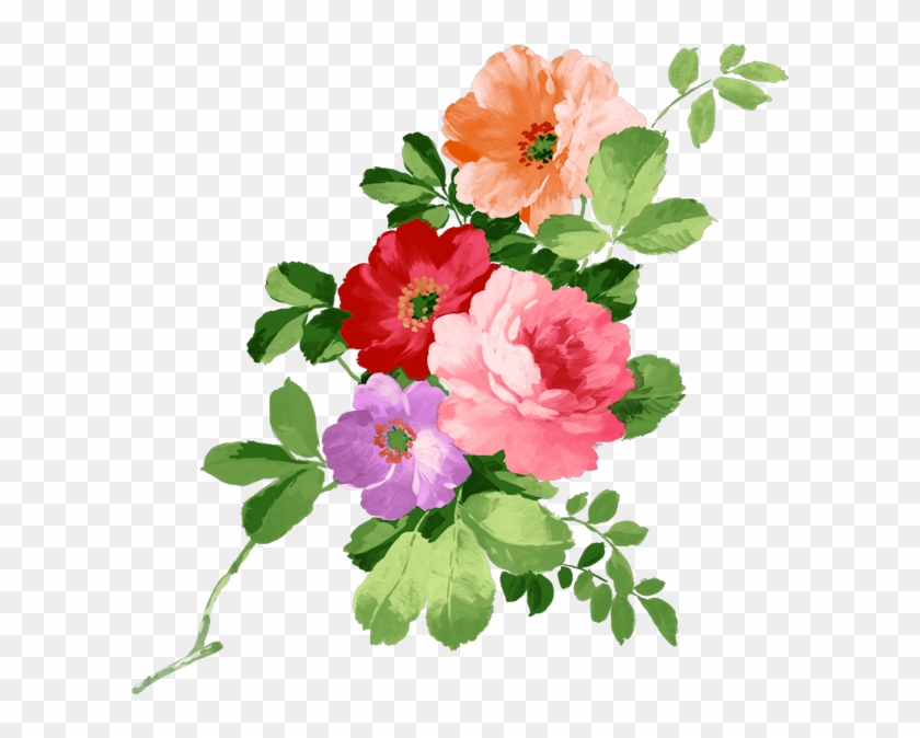 Flowers For Mrs Gof - Happy Birthday Flower Png Clipart