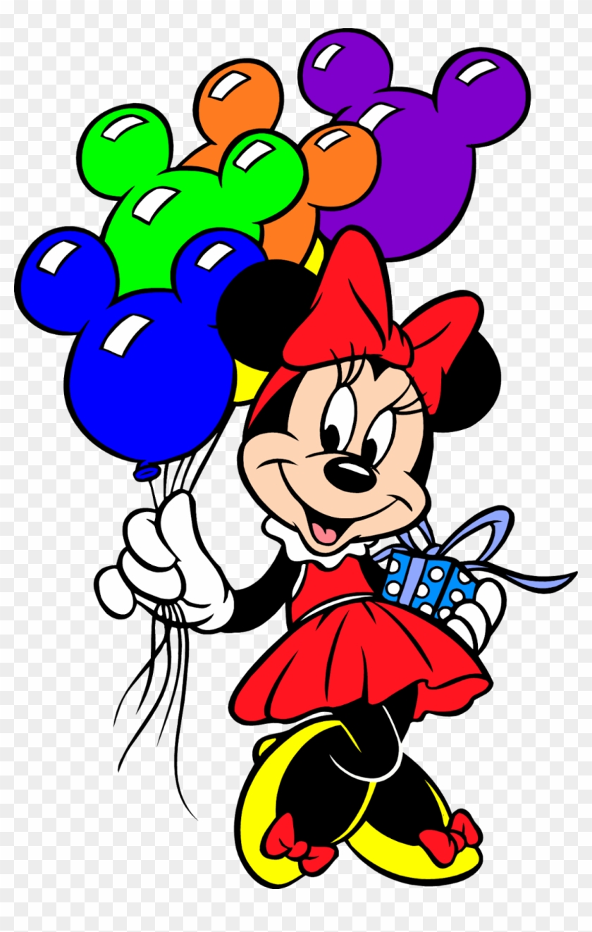 Sgblogosfera Mar A Jos - Minnie Mouse Con Globos Clipart