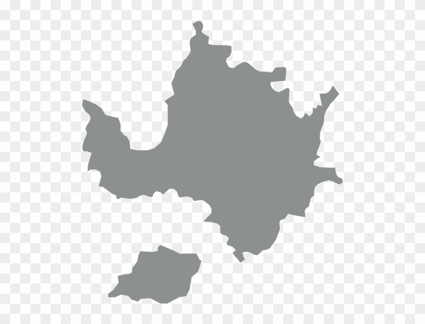 Ahmedabad-east Map - Silhouette Clipart #2106877