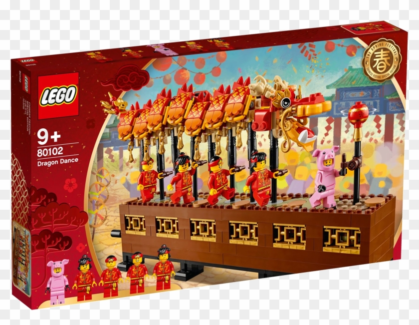 80102 Dragon Dance - Chinese New Year Lego Set Clipart