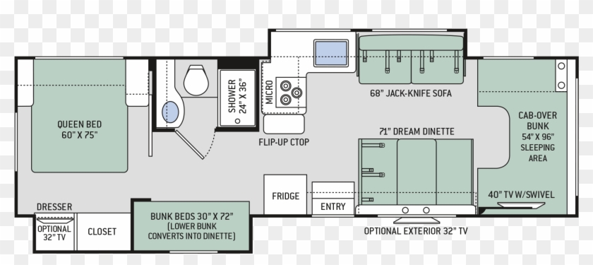 30d - 2018 Thor Freedom Elite 30fe Clipart #2107656