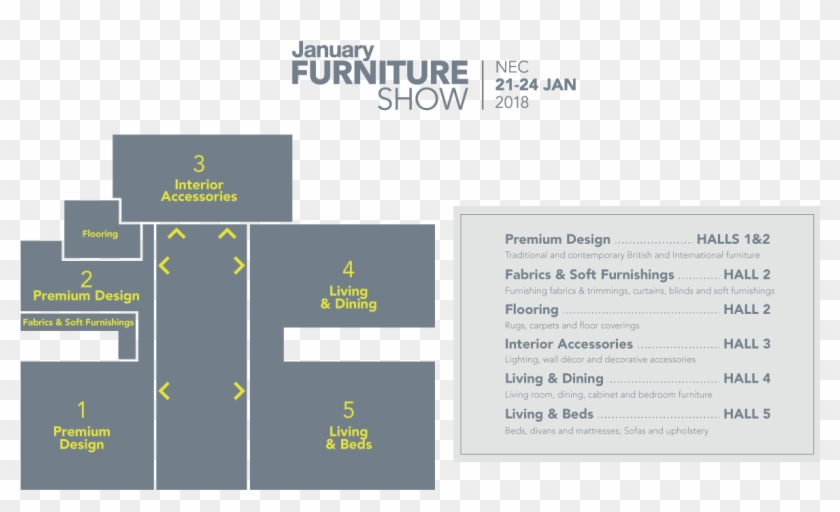 Floor - January Furniture Show Floor Plan Clipart