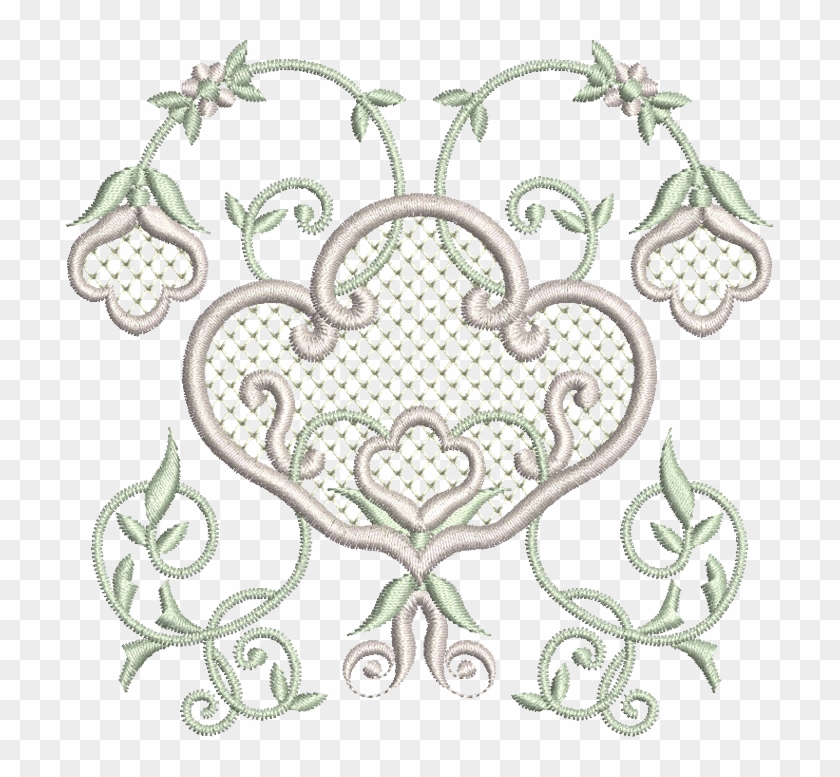 07 - Flowers Design - Free Embroidery Designs Clipart