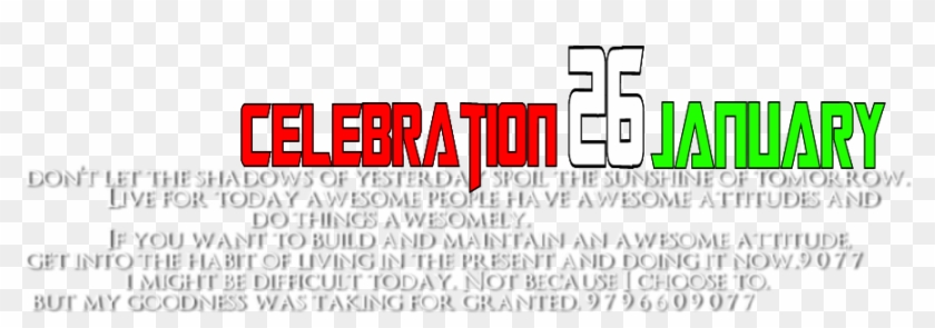 26 January New Png Effect - Elefantcar Clipart #2108965