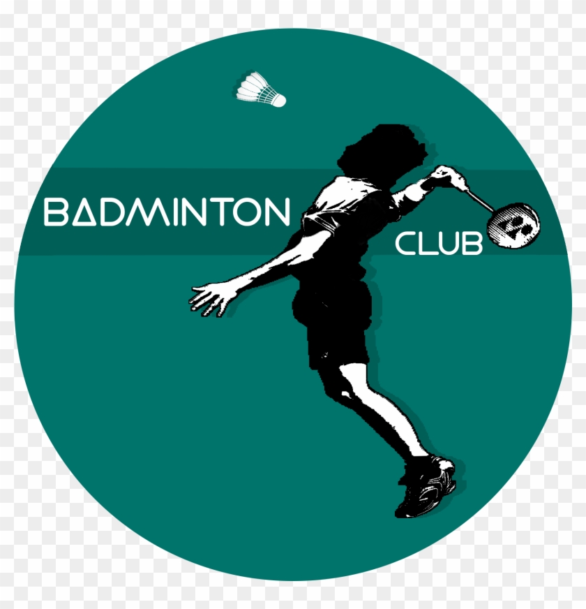 Badminton Logo - Illustration Clipart