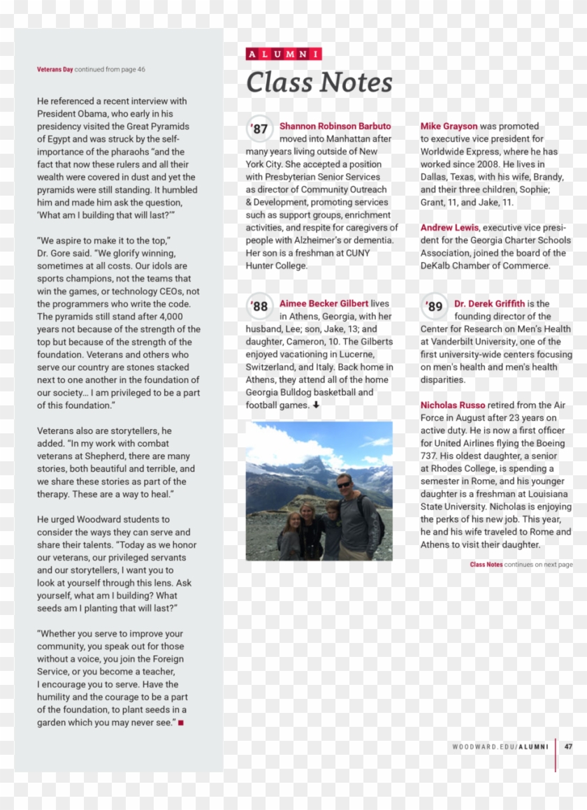 Veterans Day Continued From Page 46 He Referenced A - Brochure Clipart