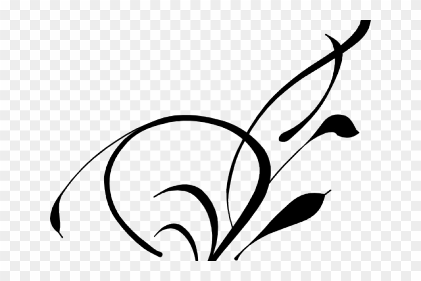 Flower Border Line Png Clipart