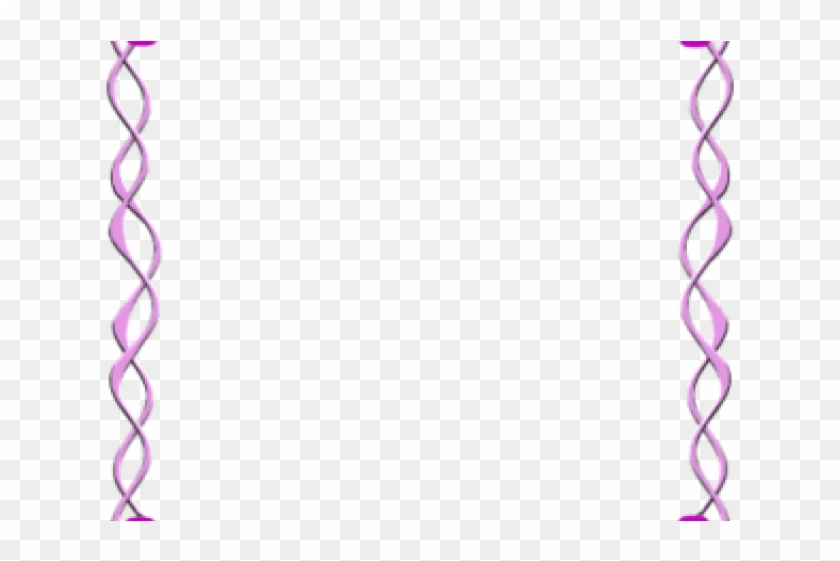 Flower Border Line Png Clipart #2110598