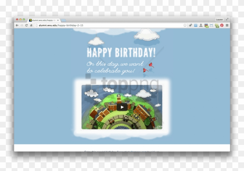 Free Png Birthday Png Image With Transparent Background - Alumni Birthday Email Clipart