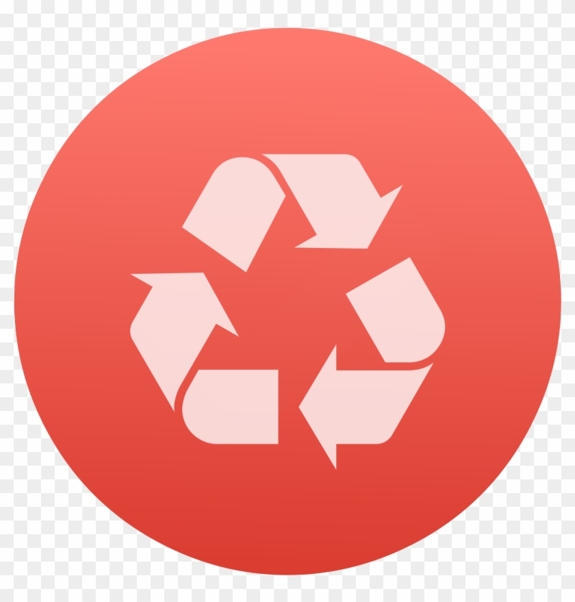 My "rti Life" Turned A Full Circle - Recycle Logo Png White Clipart