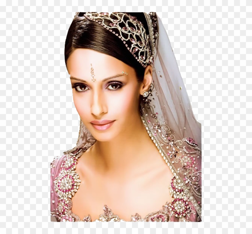 Indian Wedding Reception Hairstyle Hollywood Official - Indian Bride Hair Style With Veils Clipart