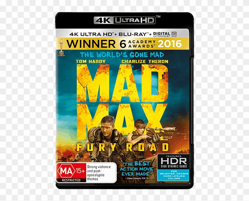 Fury Road 4k Ultra Hd Blu-ray - Mad Max: Fury Road Clipart