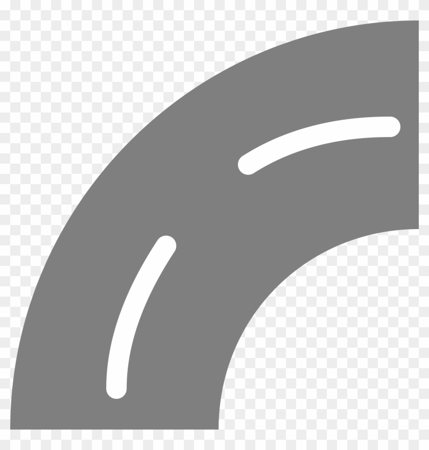 Corner Road Clip Art - Png Download