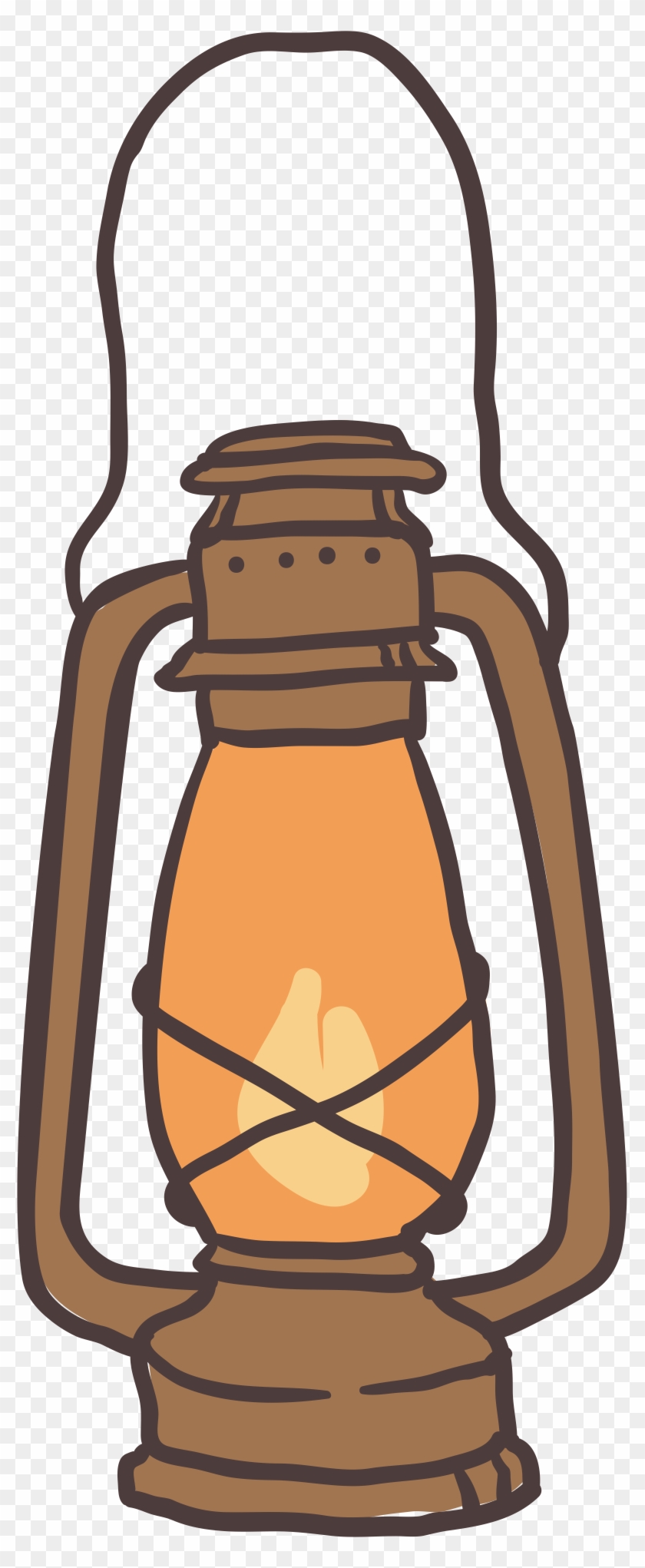 Oil Lamp Clipart Antique Lamp - Old Lamp Clipart - Png Download