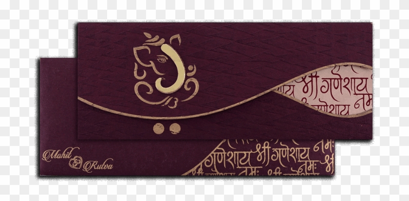 Hindu Wedding Cards - Plywood Clipart