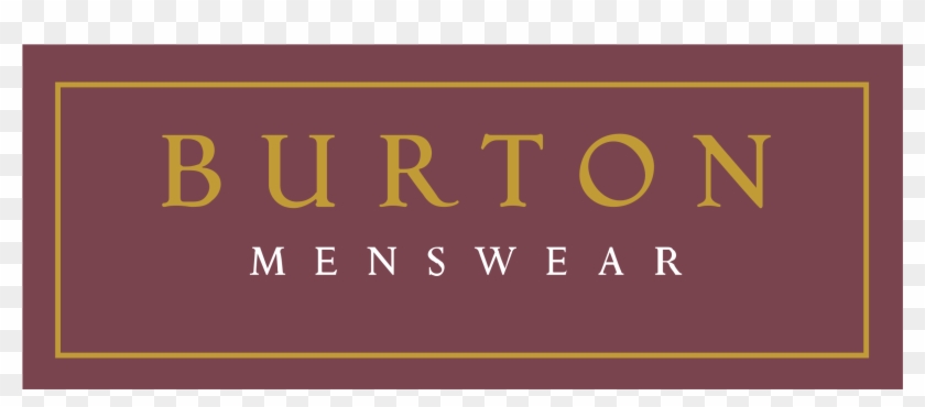 Burton Menswear Logo Png Transparent - Burton Menswear Clipart