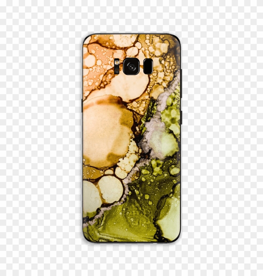 Green Color Splash Skin Galaxy S8 Plus Clipart
