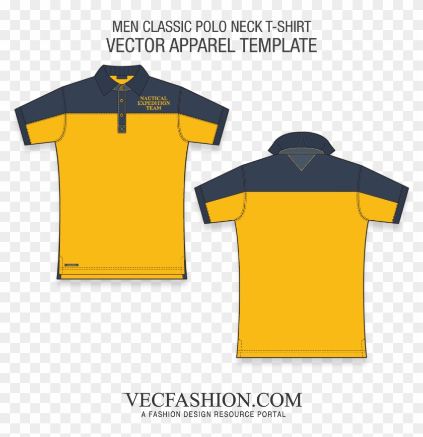 Clipart Royalty Free Mst Men Classic Polo Shirt Flat - Png Download