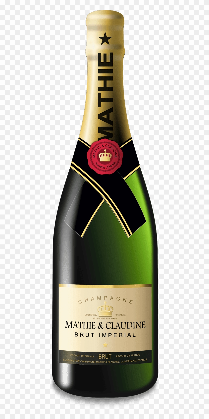 Happy New Year Picsart Editing Png - Bottle Of Champagne Png Clipart #2113449