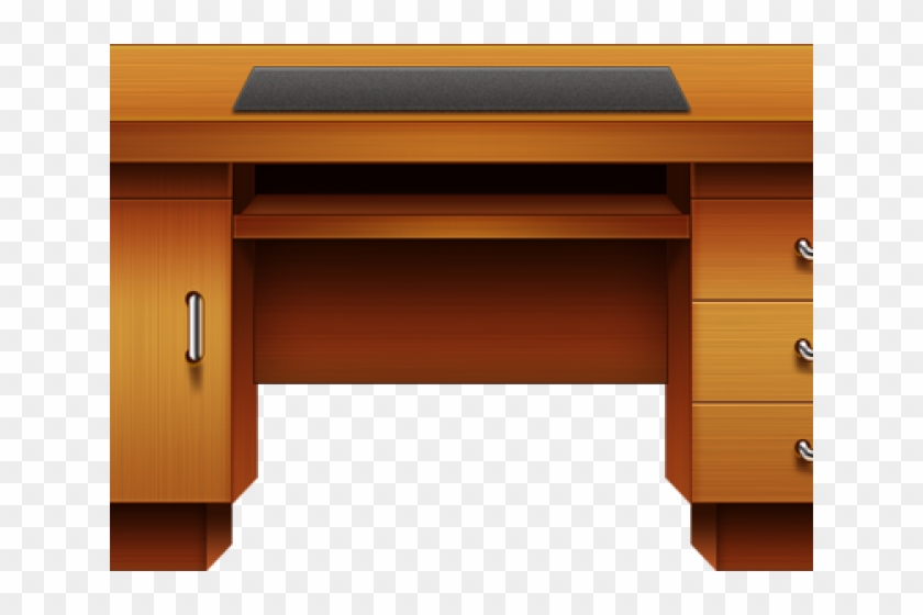 Table Clipart Computer Table - Office Table Design - Png Download