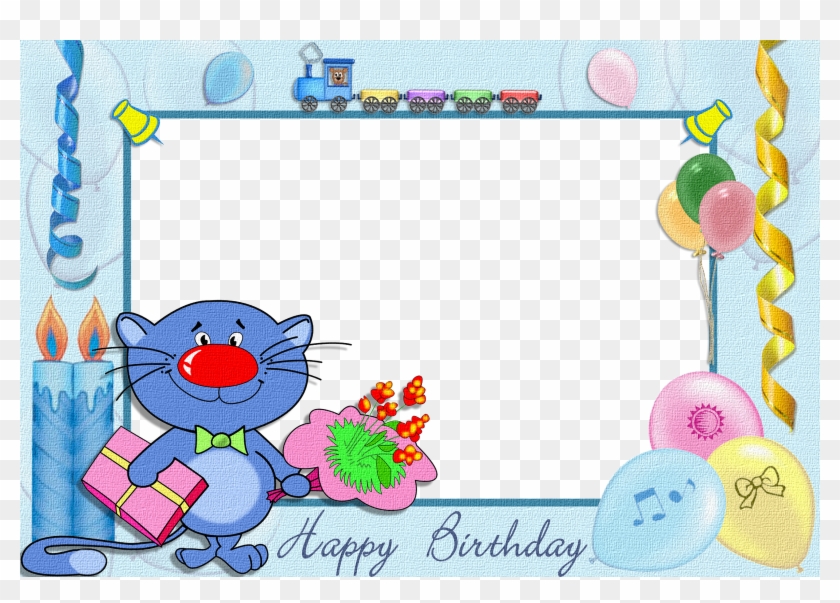 Birthday Frame - Happy Birthday Frames For Boys Clipart #2113584