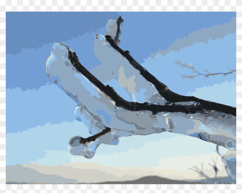 This Free Icons Png Design Of Tree Branch After Ice - 1998 Ice Storm In Quebec Car Clipart