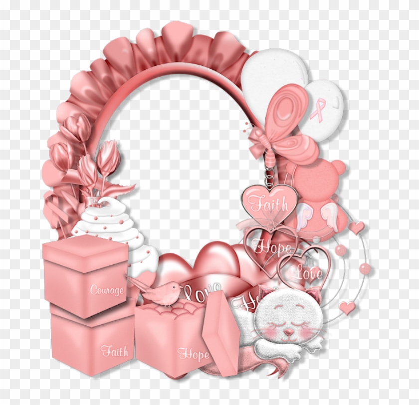 Фотки Birthday Frames, Happy Birthday Frame, Cute Frames, - Baby Pink Transparent Frame Clipart