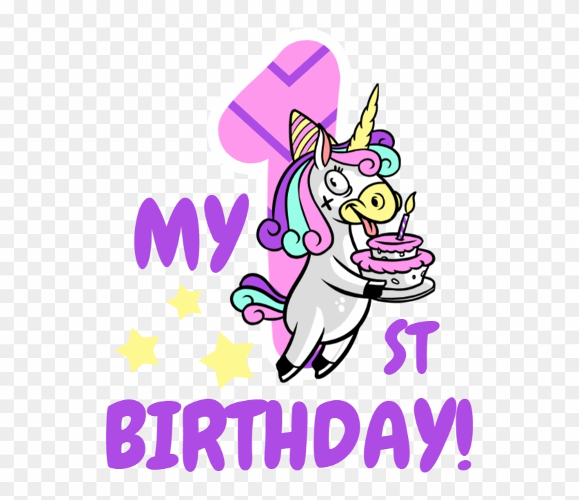 My First Birthday - Happy Birthday Card Designs Clipart