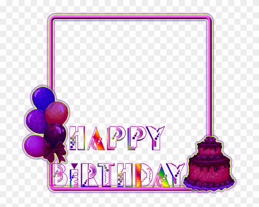 Frame Happy Birthday Png Clipart #2114361