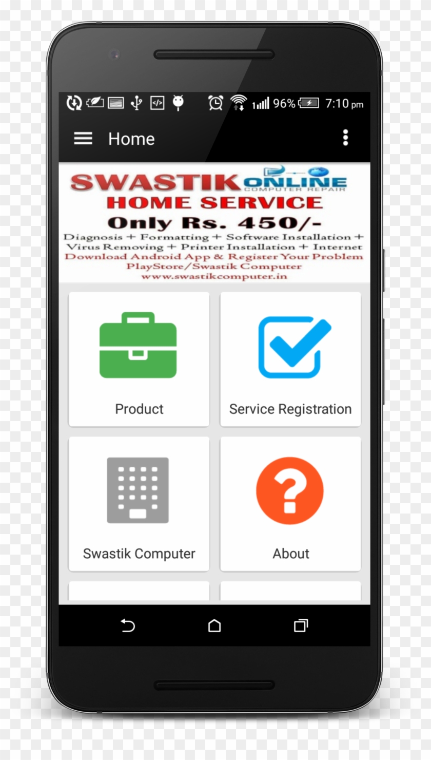 Get Swastik Computer App - Android Clipart