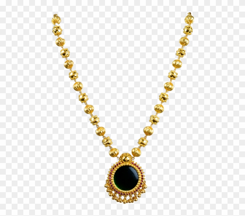 Palakka Mala Traditional Gold Necklace Design Png Palakka - Palakka Mala Gold Clipart #2115112