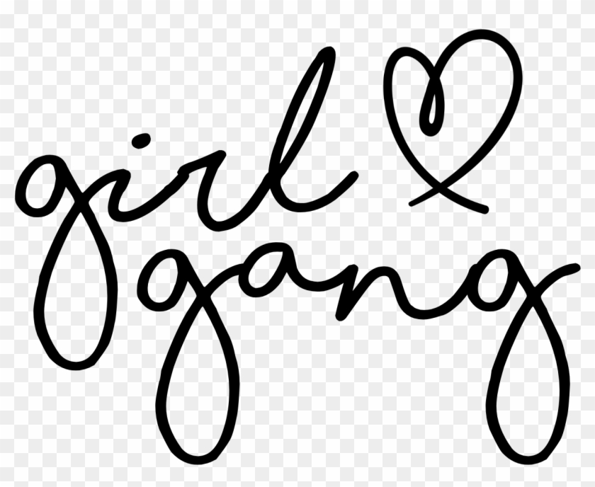 Girl Gang Cut File - Girl Gang Png Clipart