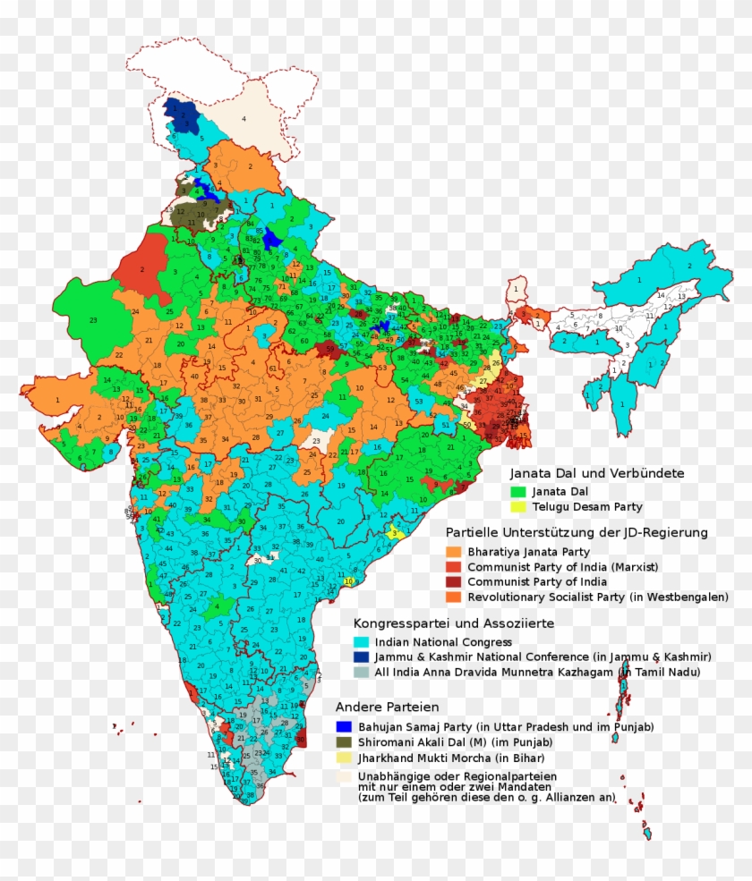 Map Of India , Png Download - Lok Sabha Election 1977 Clipart