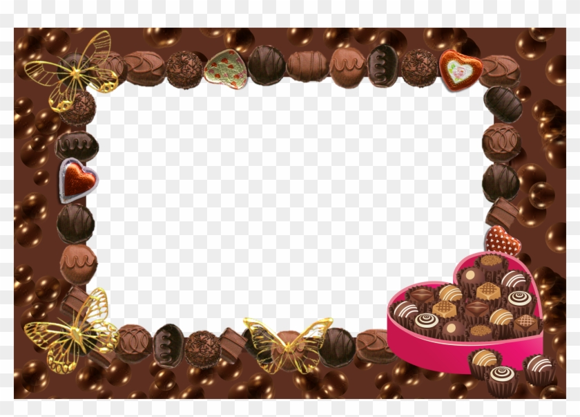 Clipart Frame Chocolate - Chocolate Frames Png Transparent Png #2116026