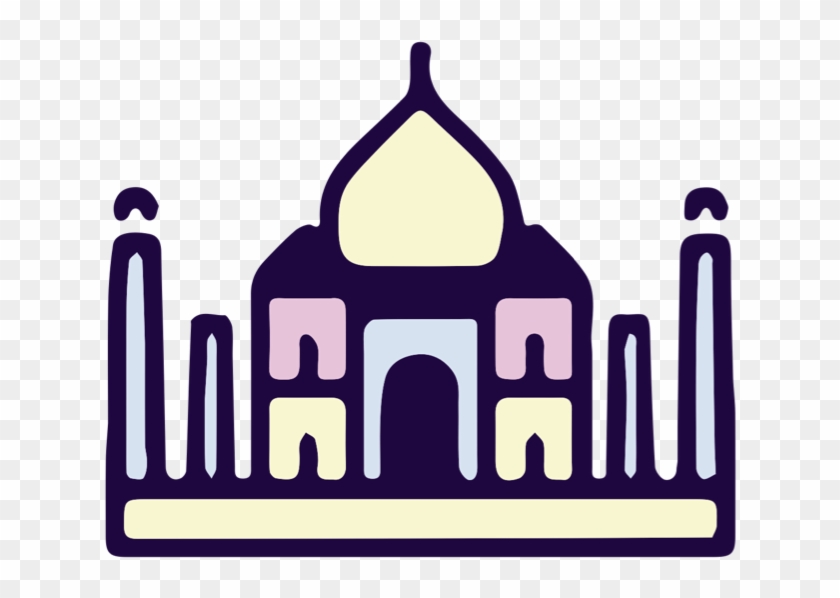 By Nina Garman Taj Mahal Clipart #2116088