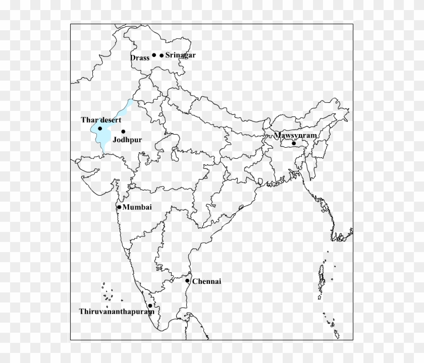 Republic Drawing India Pride - North South Corridor Map Clipart