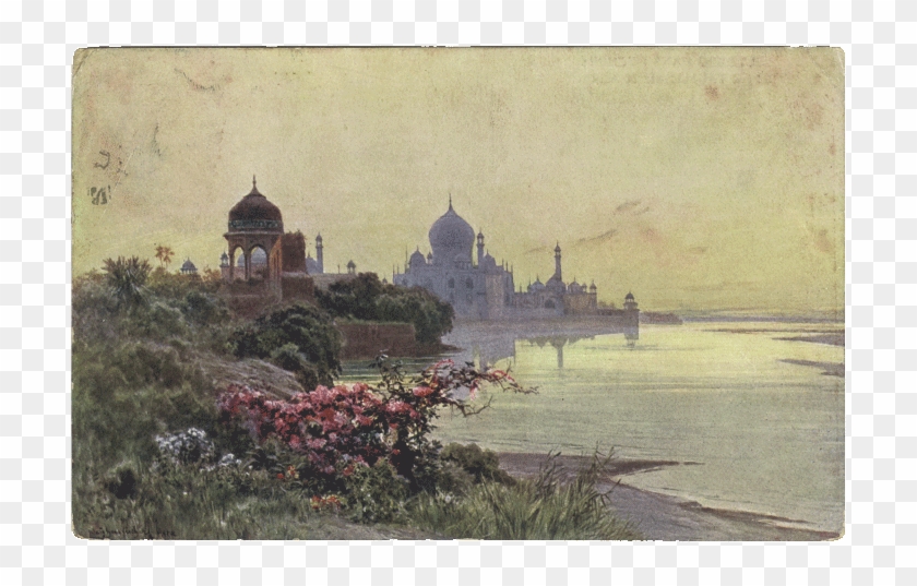 A 1927 Postcard Of A Picturesque Early Morning View - Painting Clipart #2116306