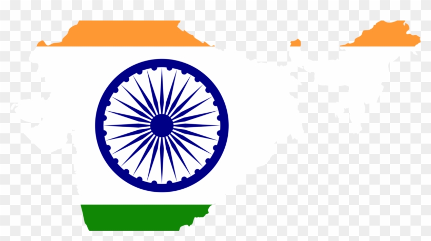 India Map Flag 1170x - 104 Satellites Launched By Isro Clipart #2116356