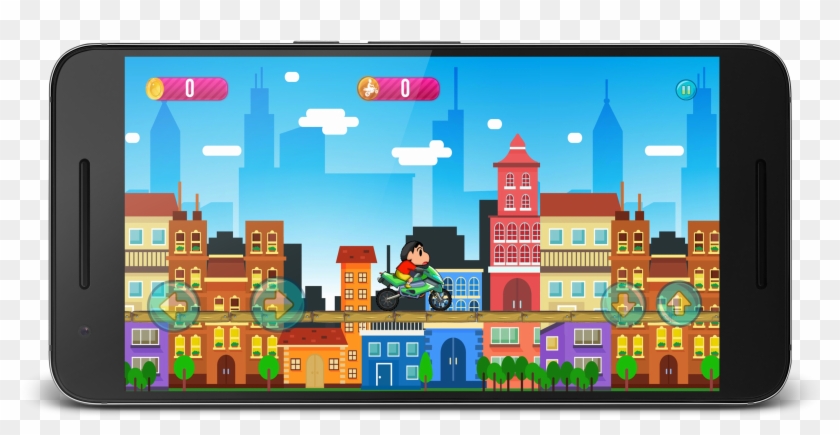 Shin Bike Rider - Smartphone Clipart