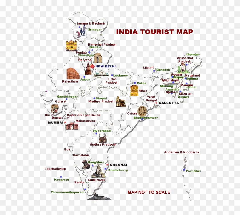 India-map - India Must See Map Clipart #2116720