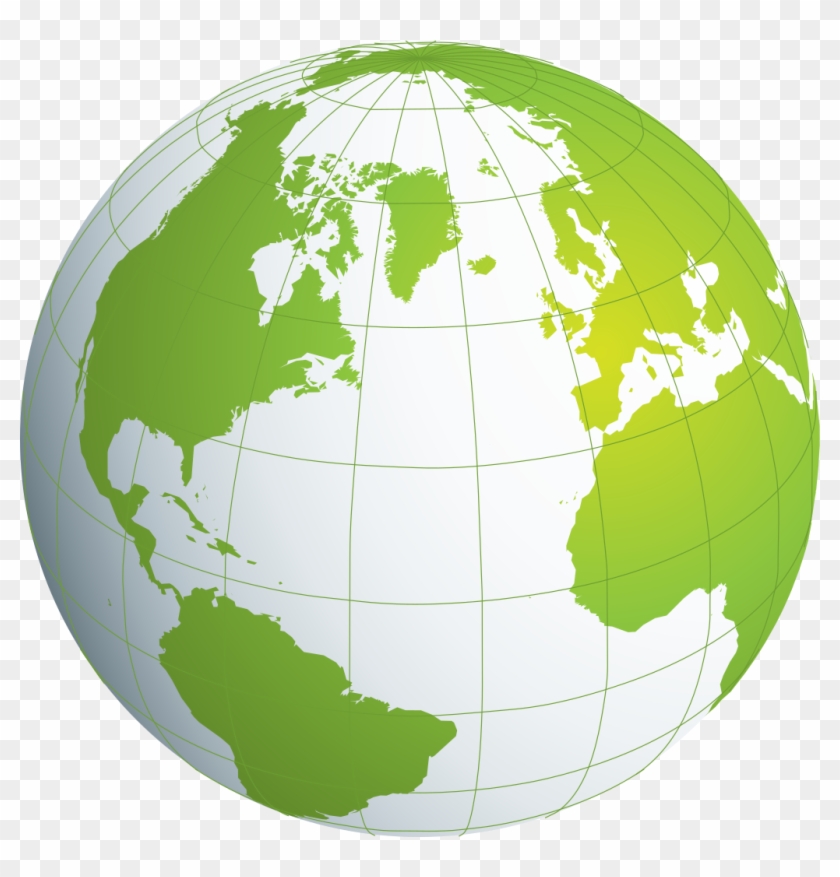 File - Greenglobe - Svg - Globe Transparent Background Png Clipart #2116827