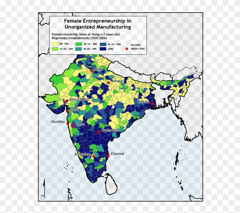What Explains Gender Differences In India What Can - Income Inequality Map Of India Clipart